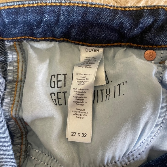 Performance Denim Mid Rise Slim Straight, sz 27X32 - Picture 5 of 6